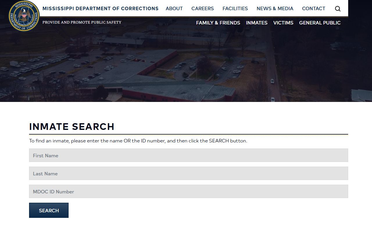 MDOC inmate search for Perry County sentenced inmate lookup